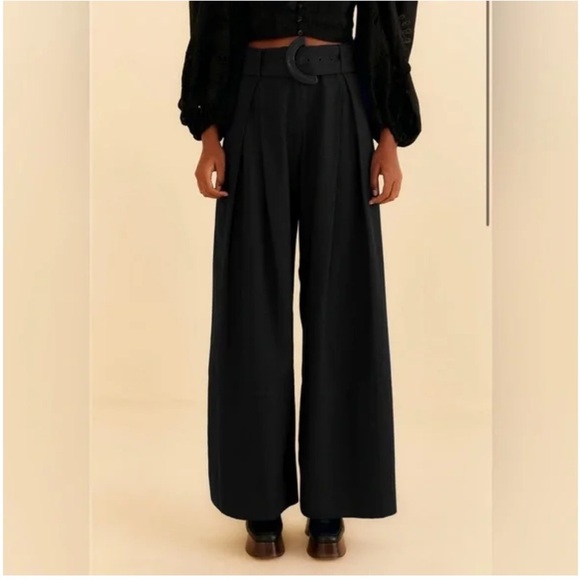 FARM Rio Pants - FARM Rio Elegant Black Tailored Pants